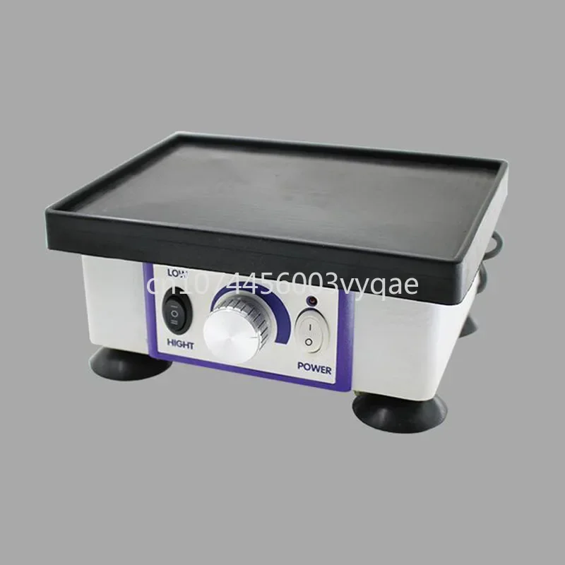 Dental laboratory plaster vibrator with high power without leaking plaster