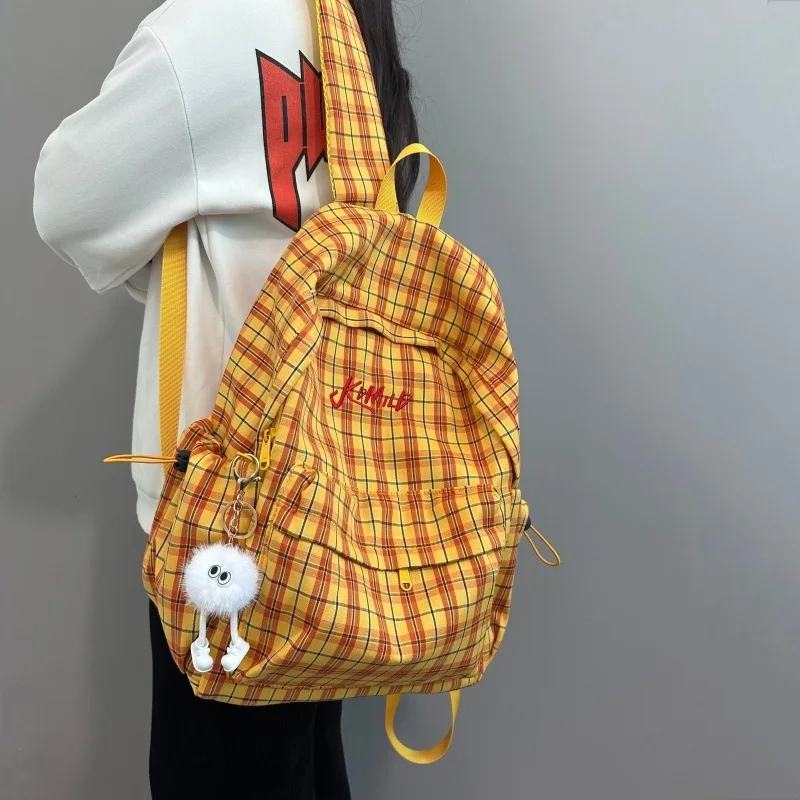 

Новая двойная сумка через плечо Ins Niche большой вместимости для учащихся начальной и средней школы