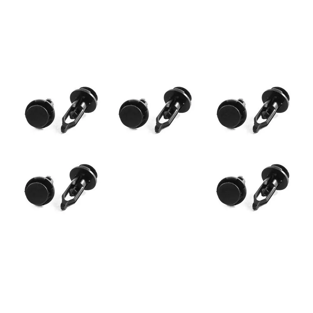 Retainer 10Pcs 10x Plastic Push In Fastener Car Rivets 9 Mm Auto Bumper Remover Car Body Fender Parts Accessories