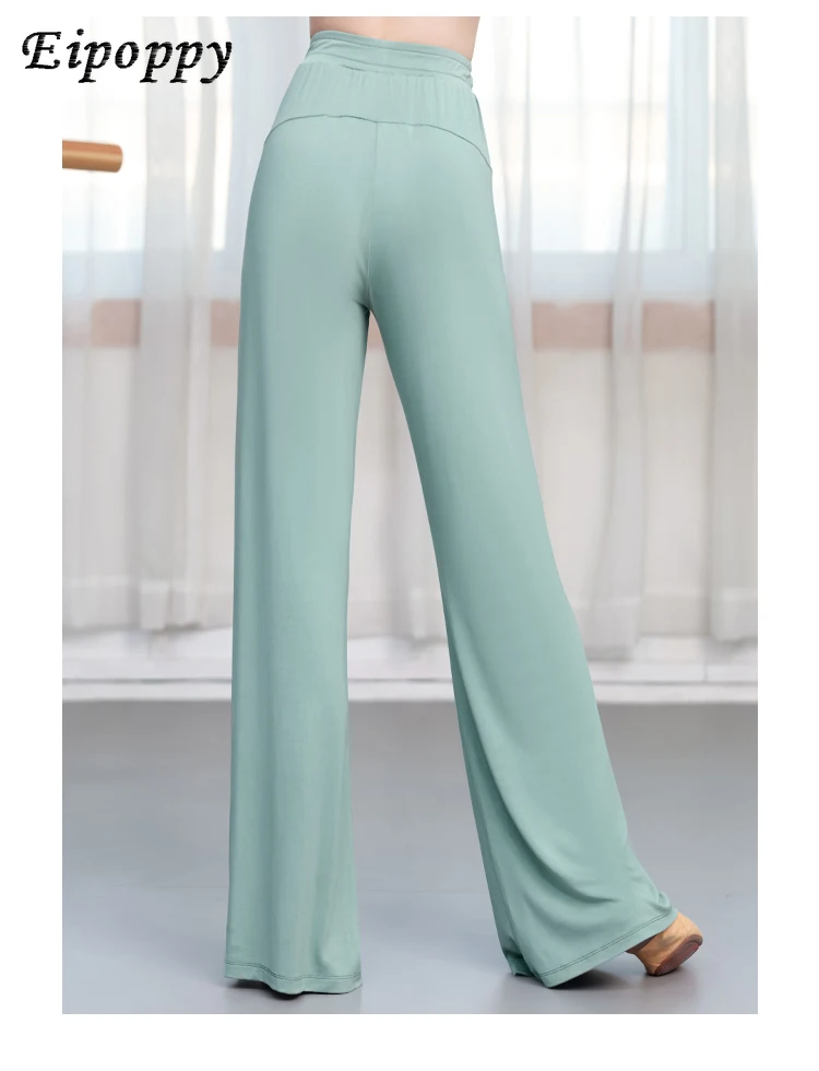 

Modern Dance Clothing Classical Dance Practice Pants Straight Wide-Leg Pants Loose Body Pants Trousers