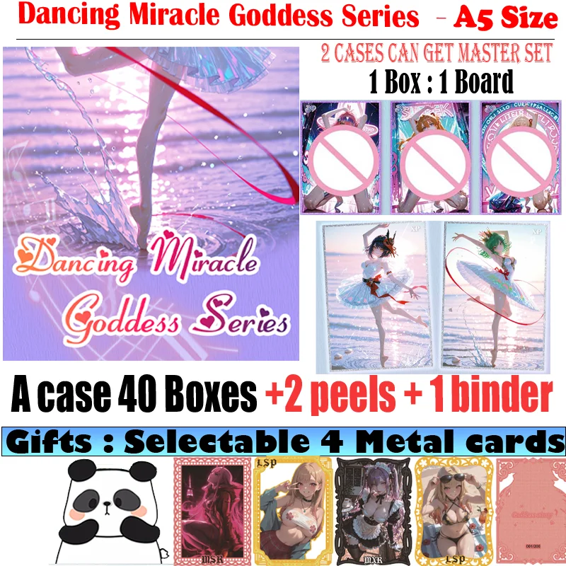 

Карта богини формата А5, доска «Танцующий чудо», серия богини Богини», коллекция Waifu, хобби, карточная игра, доска, торговая карта, подарки, игрушки