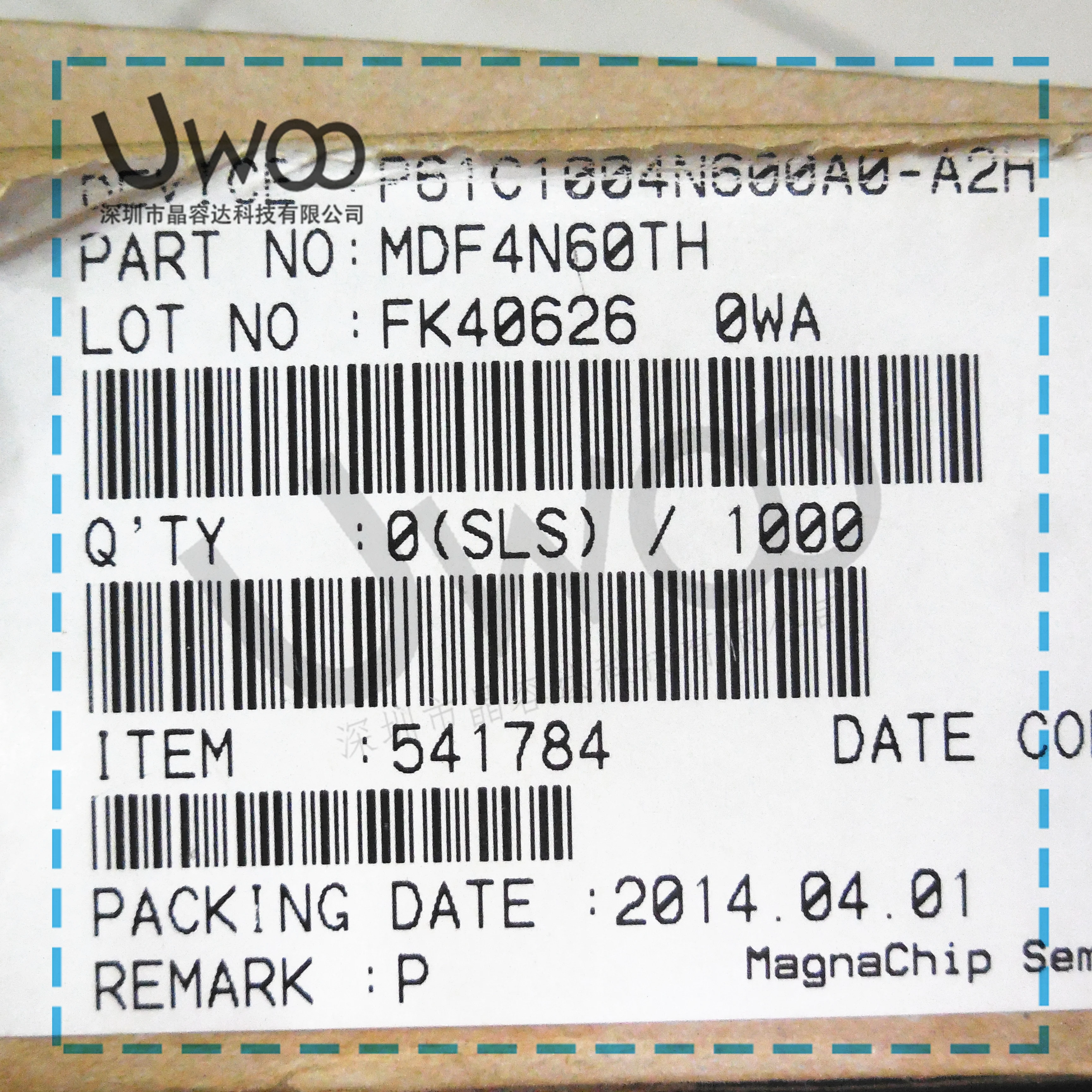 100% Original Novo MDF2N60B 2A 600V TO220F MDF4N60 4N60 4A 600V TO220FMOS