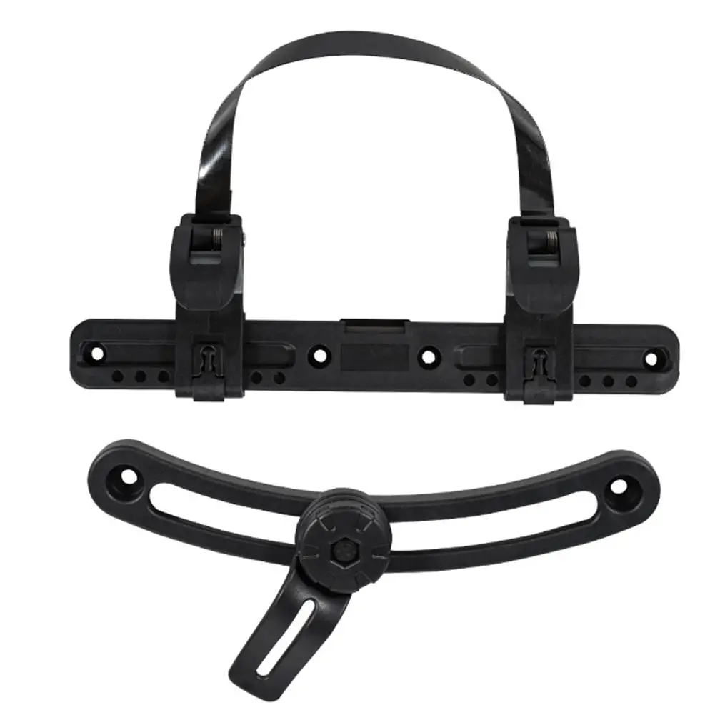 

Adjustable Buckle Points Bike Pannier Hook Buckle 266mm Bike Accessory Black Color Horizontal Adjustment 173mm