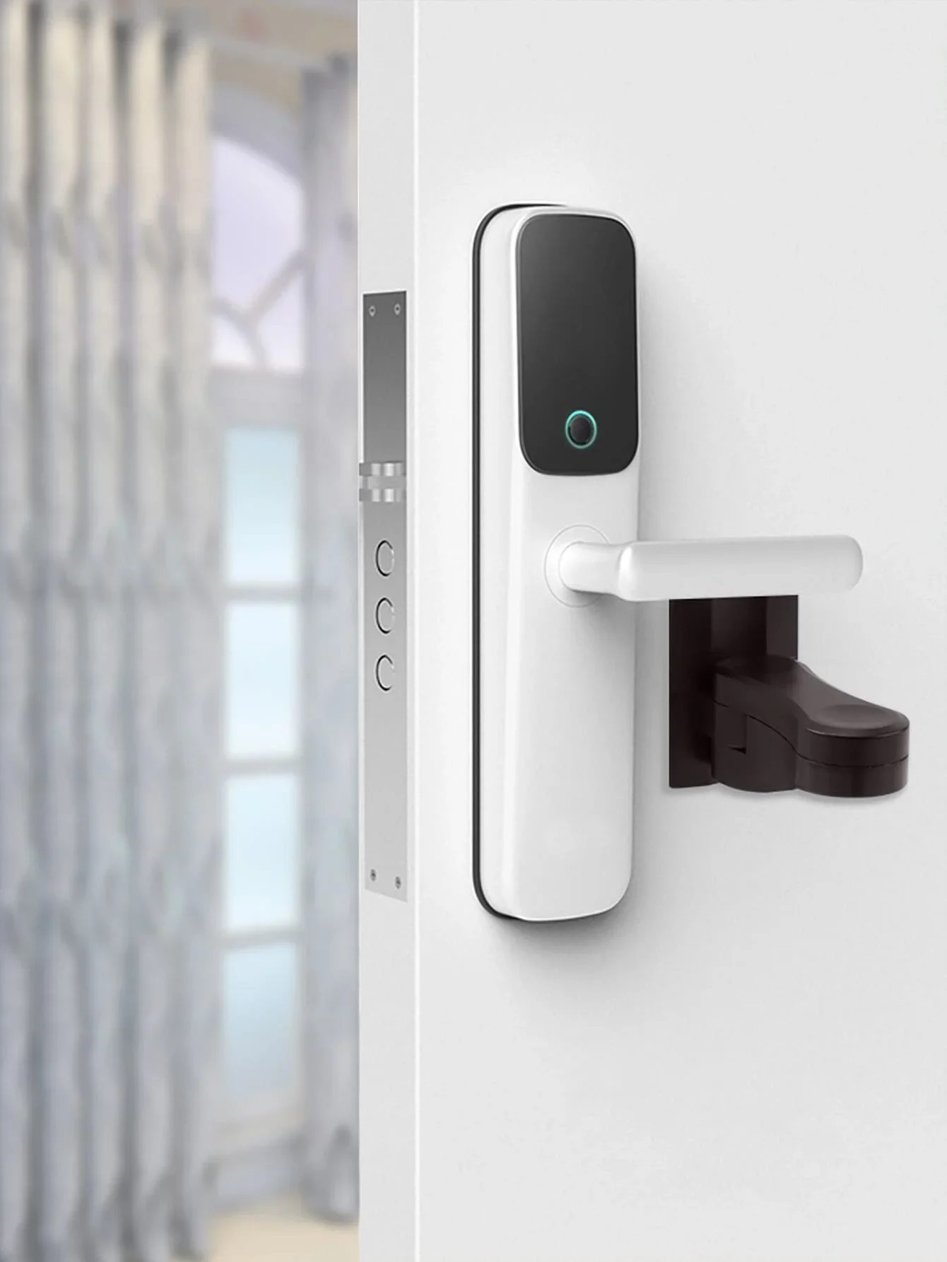 vvocci  Baby Safety 1pc for Cabinet Drawer DoorstopChild Safety Lock Handle Multi-function Door Lock view 3