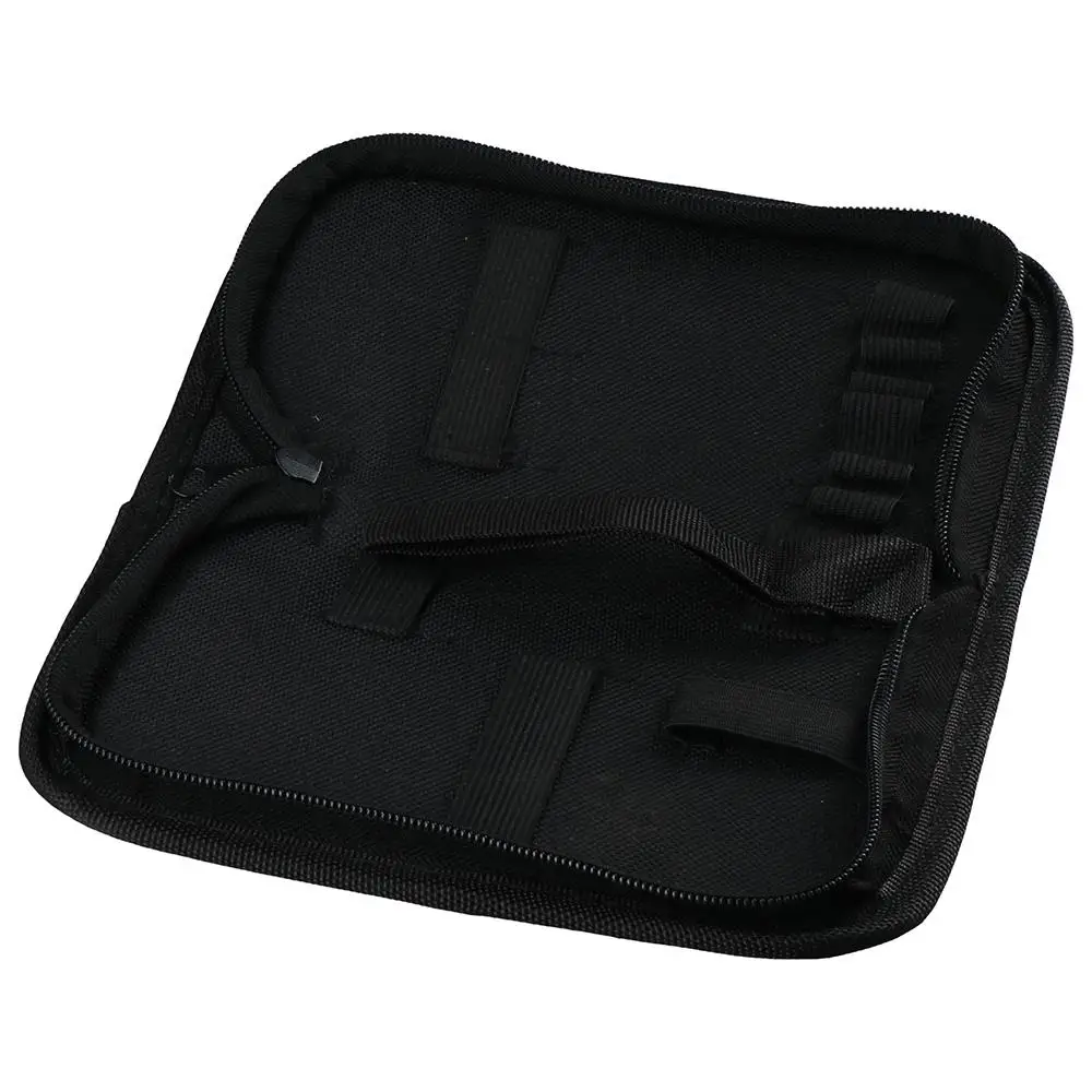 

Холщовая сумка для инструментов на молнии, черная сумка для отверток, маленькая сумка для инструментов на молнии, органайзер для утилитных инструментов, сумка для хранения