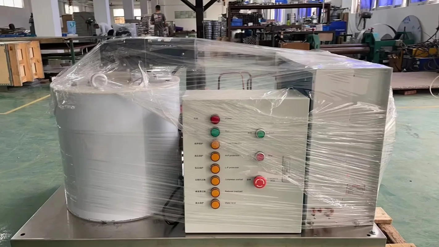 Industrial 2.0t 24h Flake Ice Machine High Efficiency Ice Making Equipment for Aquatic Plant Fish Market Custom