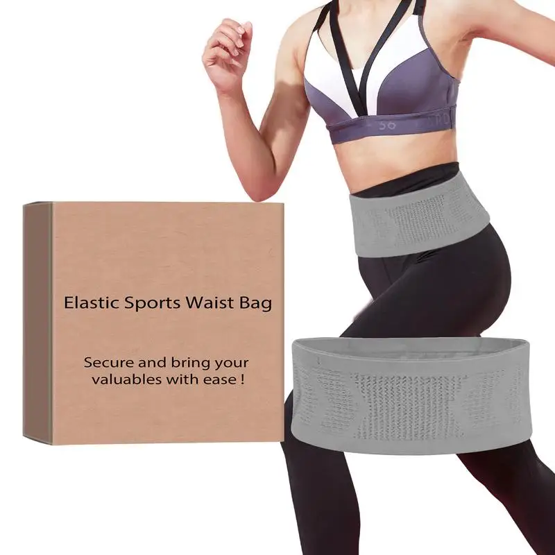 

Running Belt Elastic Sports Waist Belt Running Phone Holder Runners Pouch Waist Pack For Workout Money Belt Running Gear