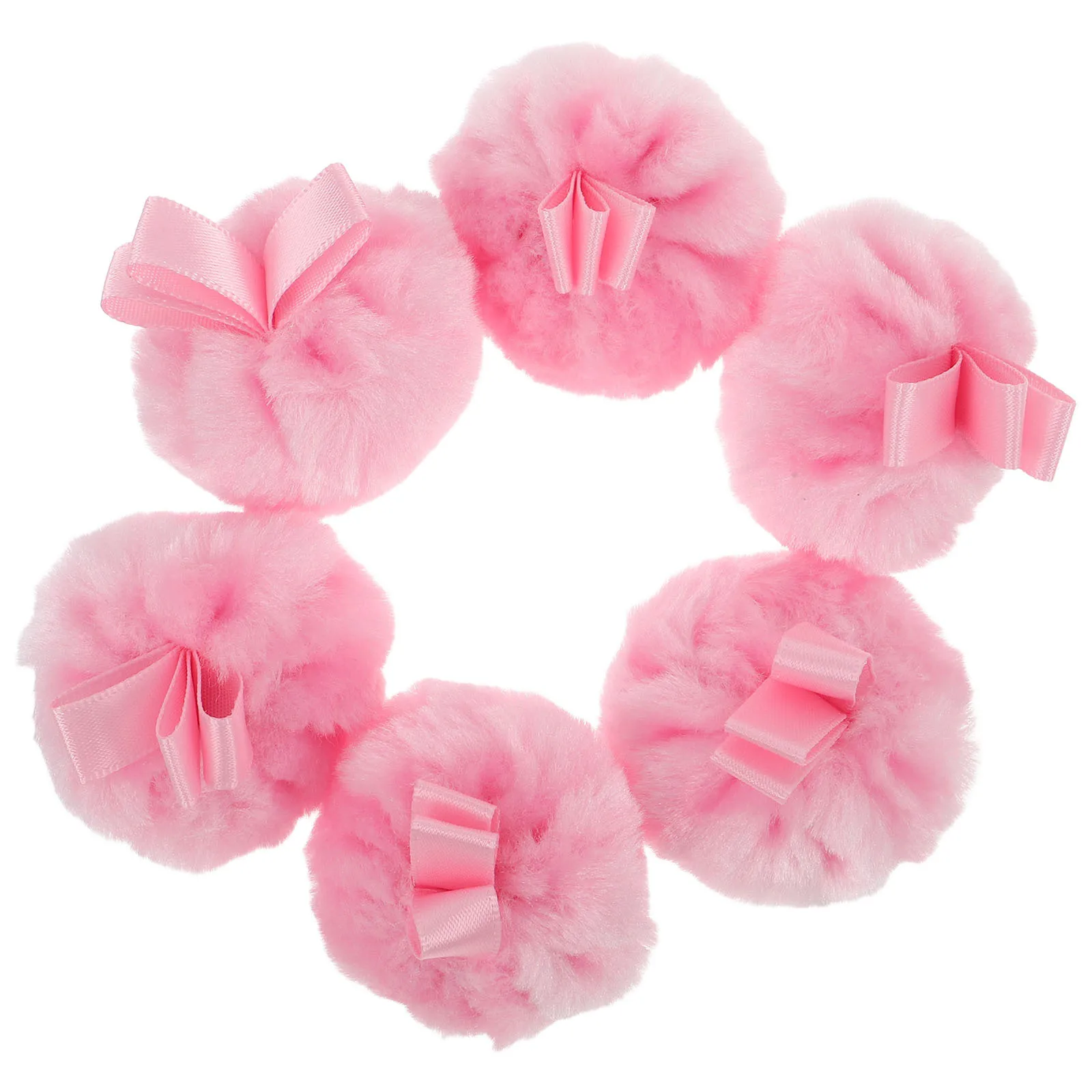 6Pcs Soft Makeup Puff Powder Applicator Round Large Washable Foundation Puff Travel Makeup Tool Loose Powder Applicator