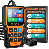 OBD2 Scanner Diagnostic Tool, Check Engine Code Reader OBD2 Scanner with Reset, Mode 6, Mode 8 & I/M Readiness,Auto Check Engine