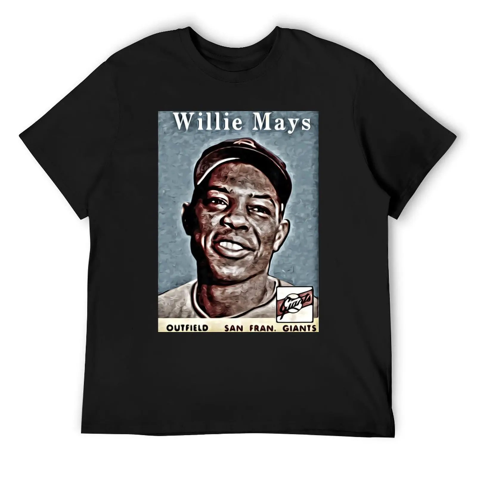 

Willie Mays Say Hey Flashback To 1958 Hq1 T-Shirt blue archive oversize t-shirts man baggy shirts men clothing