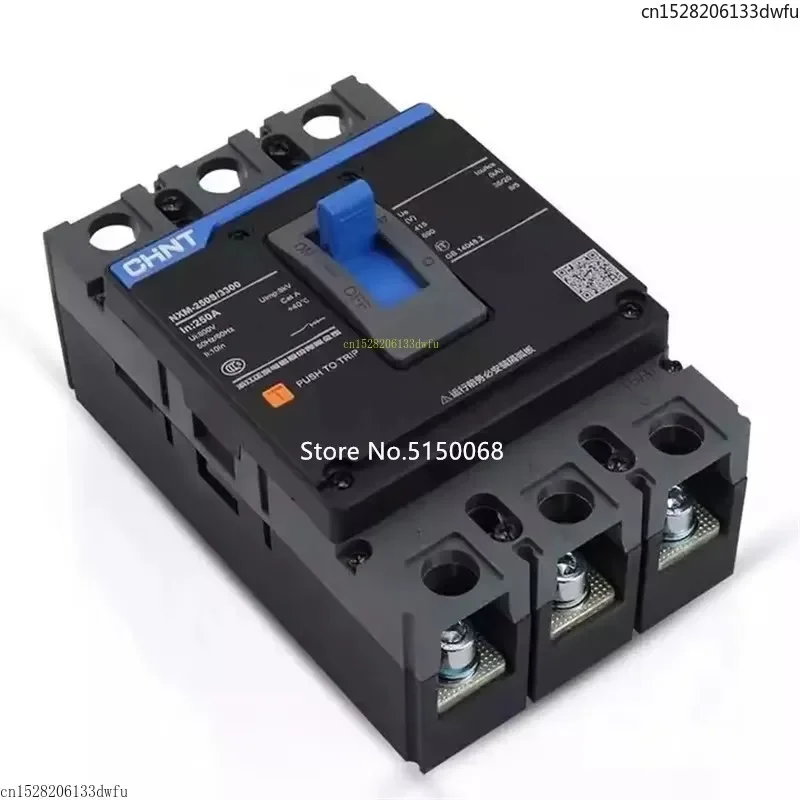 CHINT 10A-630A MCCB NXM Series 3P 4P Molded Case Circuit Breaker EZC100 NSX100 NSX100F EZC100F EZC100H 100A 160A 200A 250A 630A