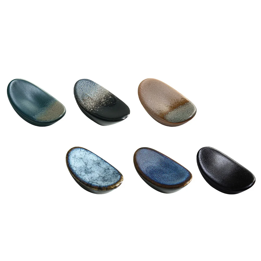 

6Pcs Chopsticks Stands Creative Chopstick Pillows Smooth Surface Cutlery Holders for Home Dining Room Decor Gift Idea