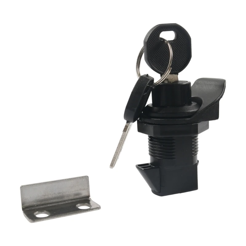 

H3CE Modern Push Button Toggle Latches Plastic Lock For Electrical Cabinets Storage Secure PA Nylon Design Security Mechanism