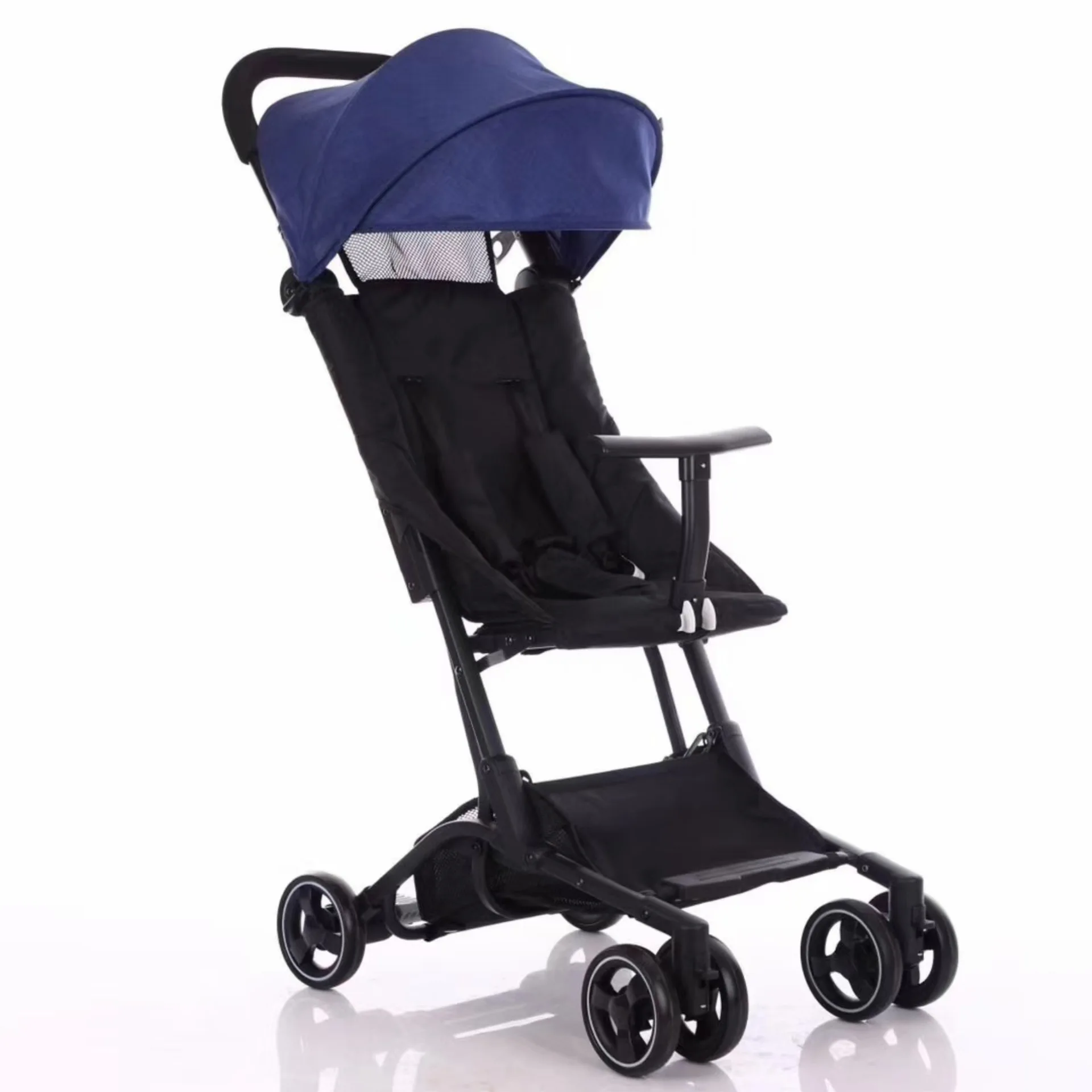 

High Landscape Baby Stroller Suitable for Lying Down Sitting Down Boarding Airplanes Lightweight Children's Stroller
