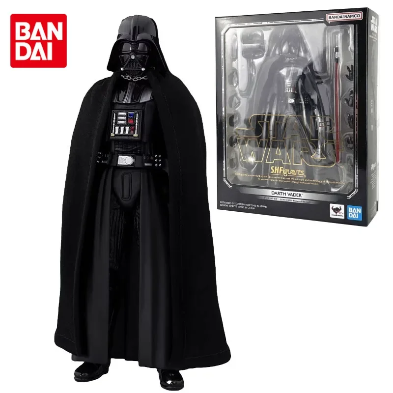 Bandai Original SHF S.H.Figuarts Star Wars 6 Darth Vader Anime Action Figures Toys for Boys Girls Kids Gift