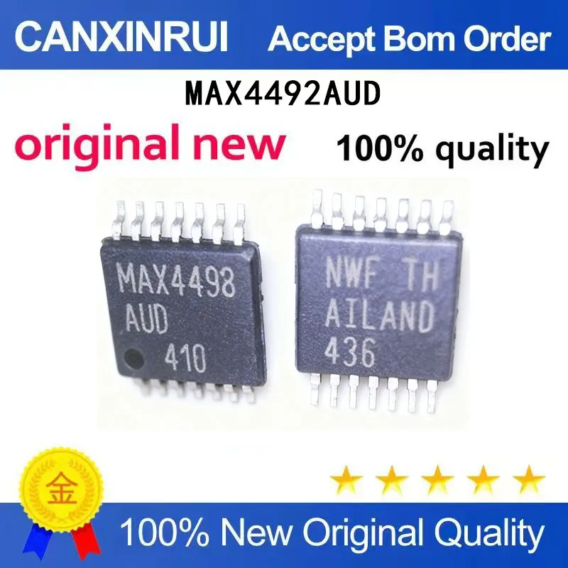 (5-100 Pieces)New MAX4492 MAX4492AUD TSSOP-14 in stock