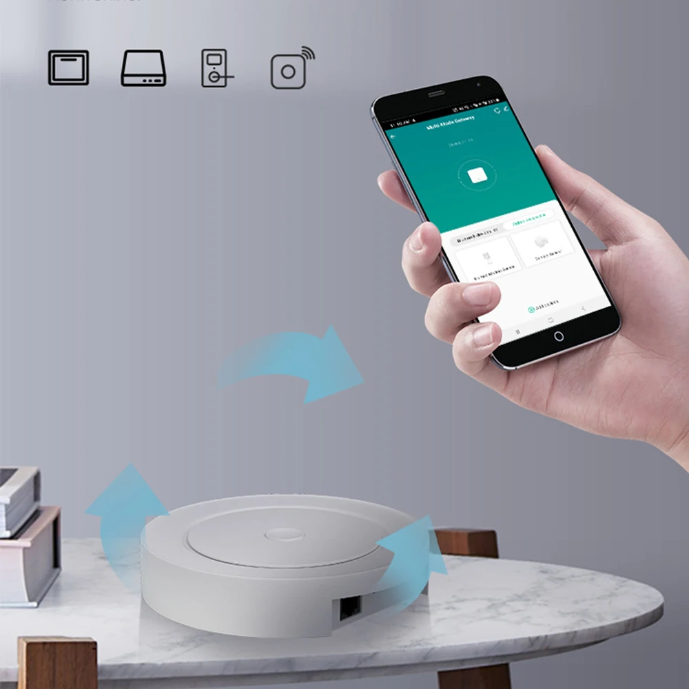 Wired Multi-mode Gateway  Smart Tuya App Voice Control ZigBee WiFi Bluetooth Hub Wireless Remote Controller Alexa Google Home