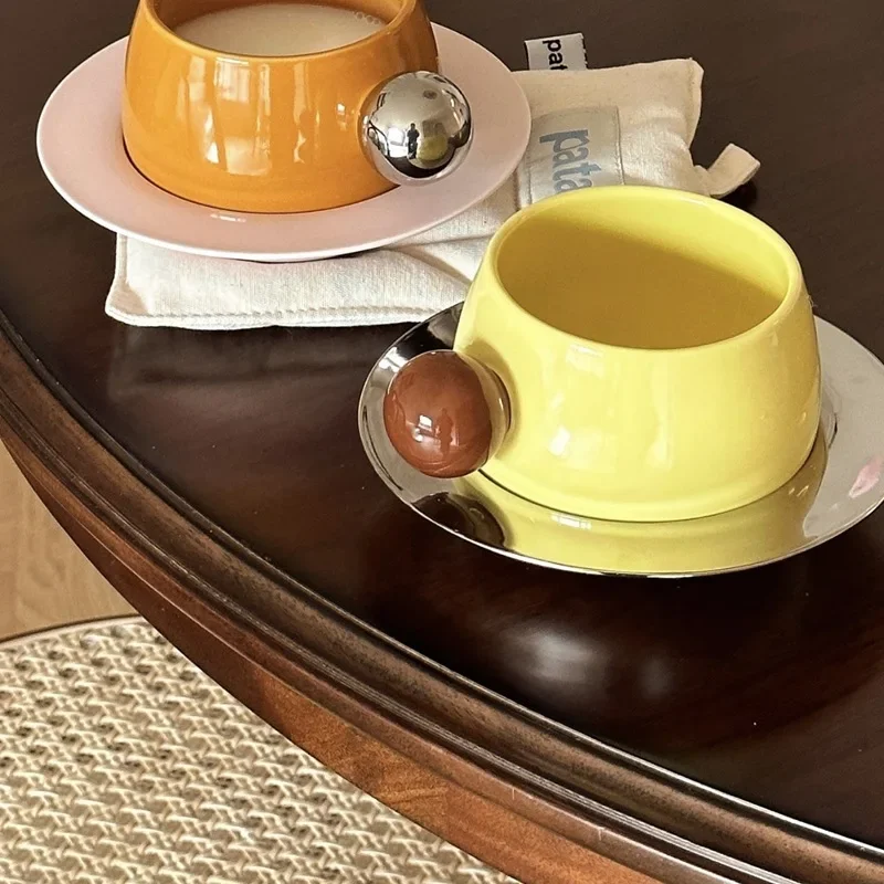 Madera maciza simple americana, mesa de comedor redonda y sillas pequeño apartamento, mesa familiar francesa, mesa redonda retro para sala de estar