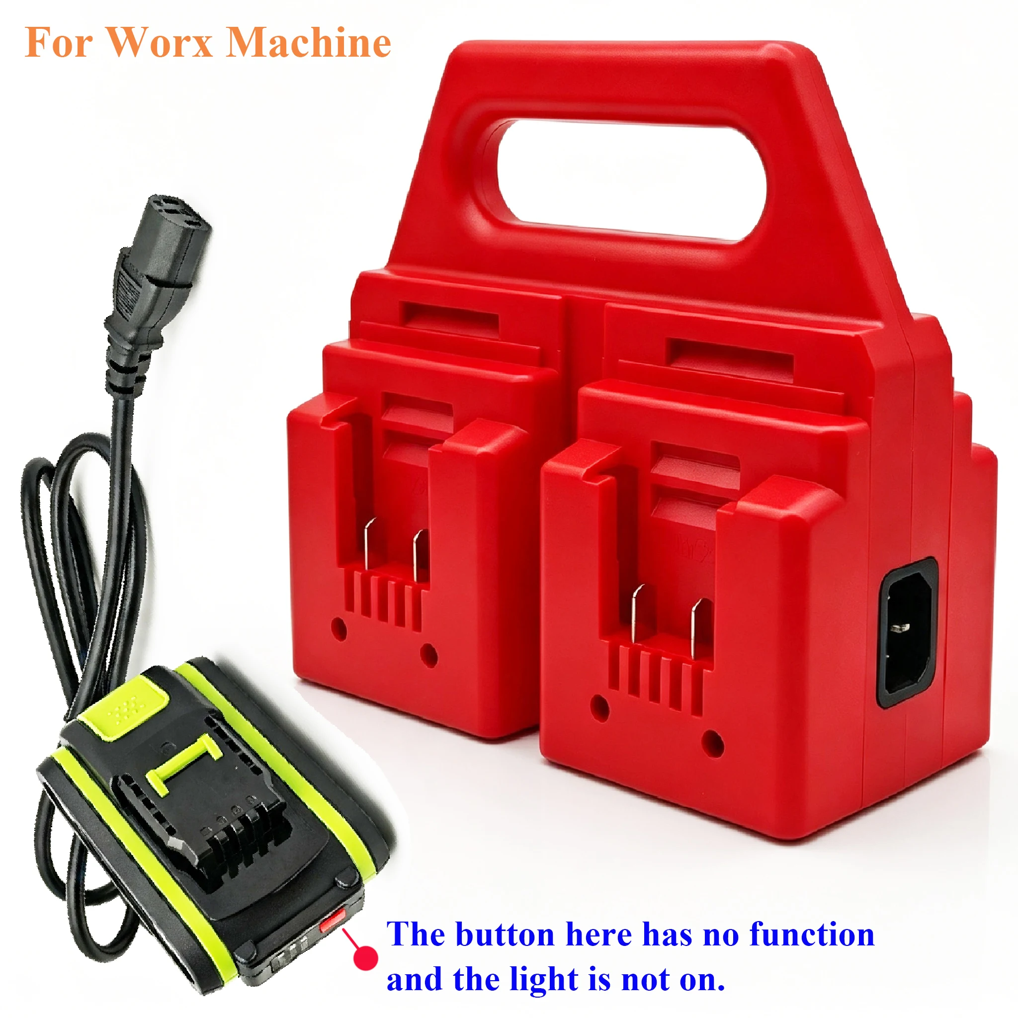 Kabelsplitter, verlängerter Leitungs-Gewichtsreduzierer-Adapter für Worx Lithium-Batterie, für DeWALT, für Milwaukee, für M18, für LXT-Maschine – Detail 10