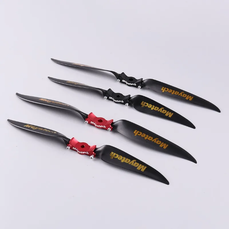 Mayatech  V2 Folding Propeller 6MM 8MM CNC Aluminum Alloy Propeller Clamp Seat Easy Installation for Fixed Wing  RC FPV Parts