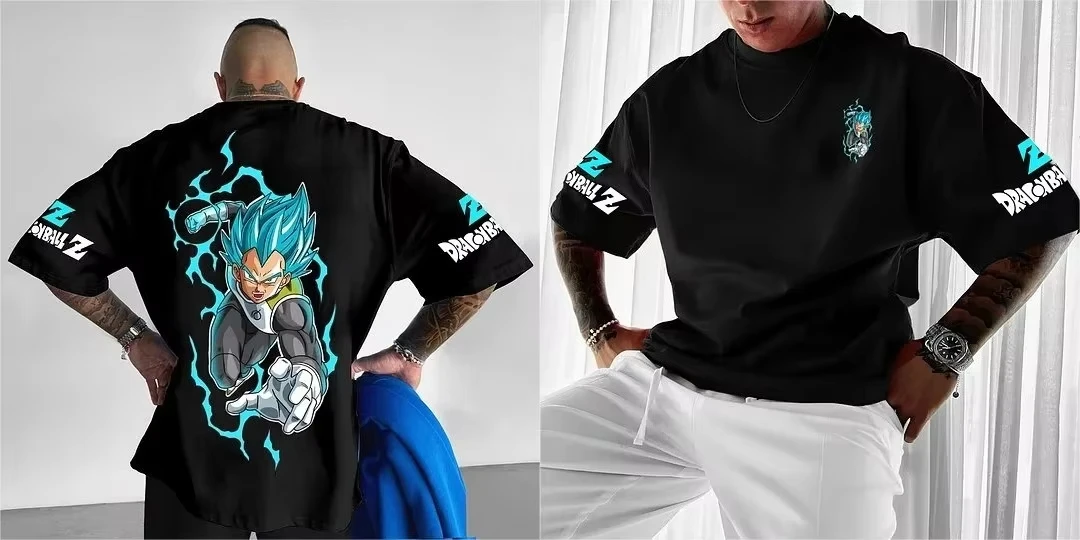 2026 Neuer heißer Sommer 2026 Bestseller Dragon Ball Sommer Neues Herren-T-Shirt Japanische Anime-Freunde tragen es zusammen.