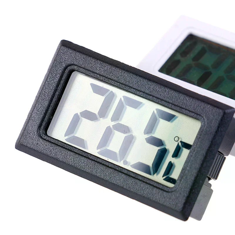 1PC Mini Digital LCD Temperature Humidity Meter Hygrometer Indoor Outdoor  Monitor Gauge Detector Home Office Sensors