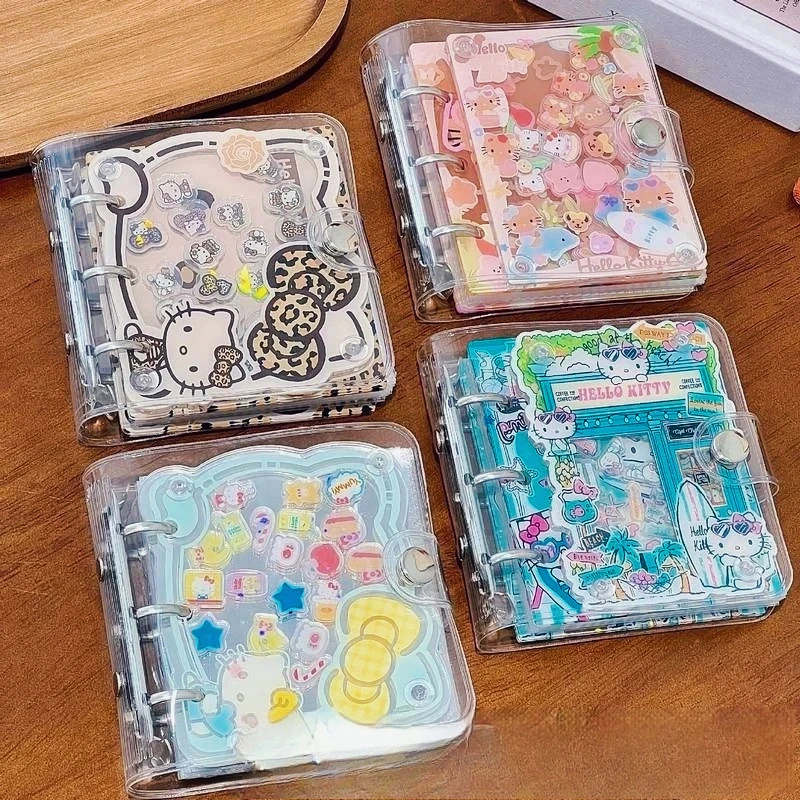 لطيف كيتي 3 بوصة فضفاضة ورقة كليب بطاقة الألبوم-20 صفحة داخلية ألبوم تخزين الاكريليك لتقوم بها بنفسك حامل بطاقة المشاهير هدية عيد 2026