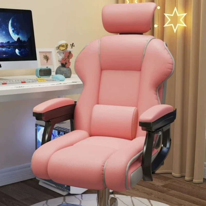 Sillón reclinable para ordenador, silla de oficina de lujo, sillón giratorio moderno, silla de oficina, sillón para videojuegos, sala de estar, Silla Gamer, muebles de salón
