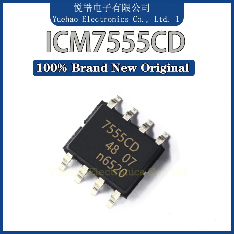 1-100pcs New Original ICM7555CD ICM7555 CM7555CD IC MCU SOP-8