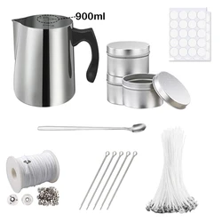 Candle Making Kit DIY Candles Craft Tools Soap Wax Making Pouring Pot Candle Wicks Candle Wicks Sticker Candle Wicks Holder