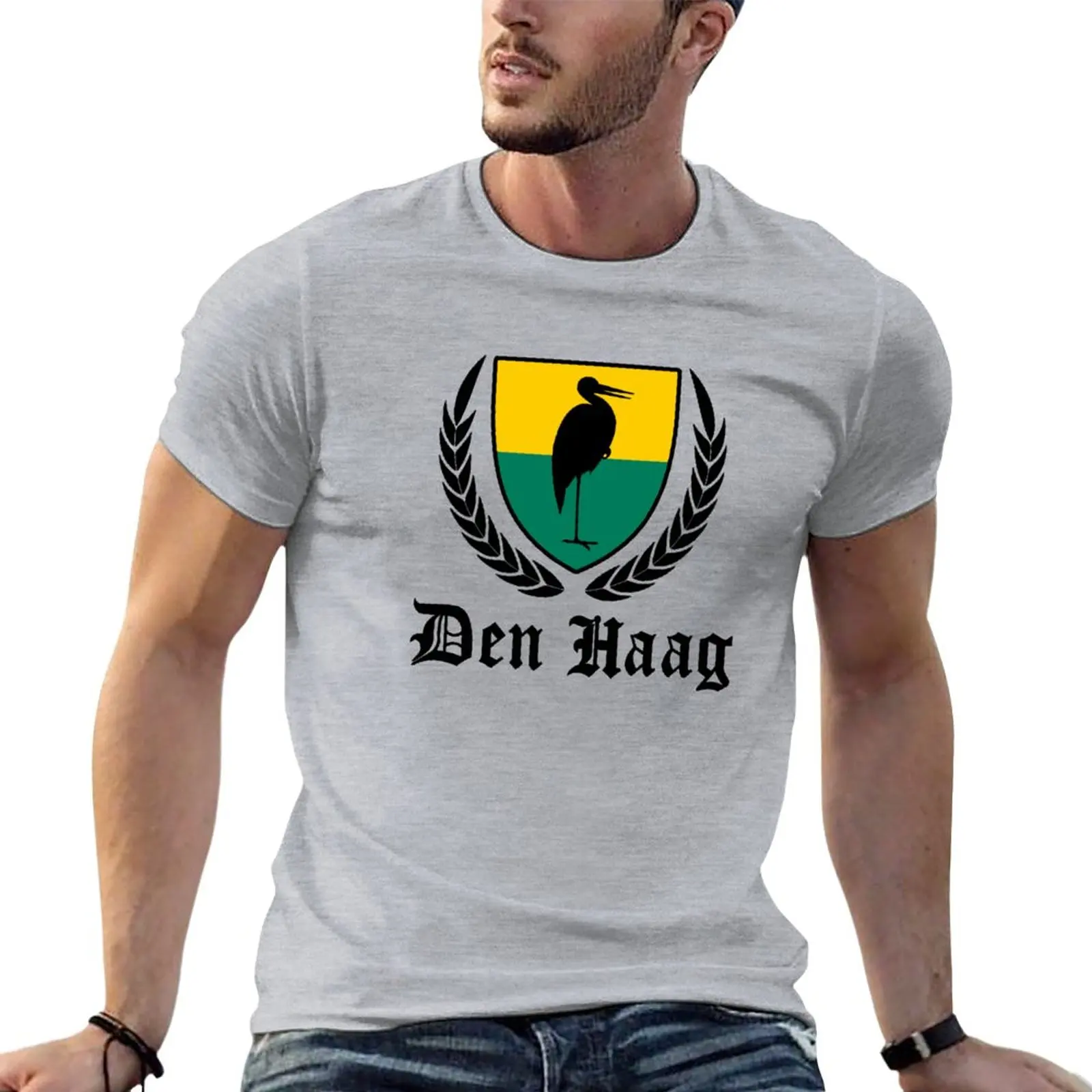 

Den Haag Crest T-Shirt vintage t shirt sweat shirts man clothes new edition t shirt men clothings
