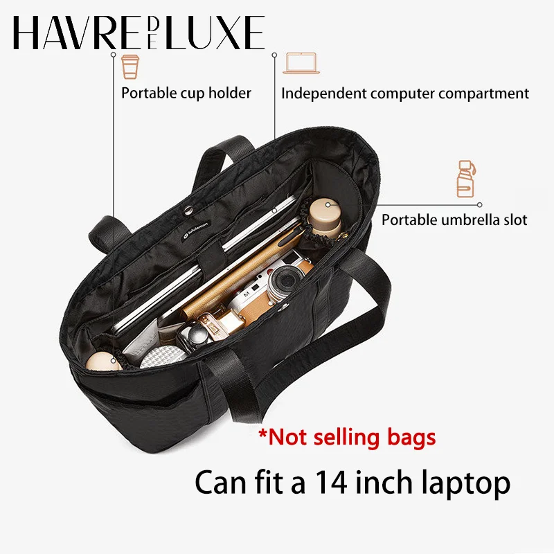 Bag Organizer Insert For lulu Daily20 Can Fit 14 Inch Computer Durable Bag Support Storage Inner Modification Bag Accessories