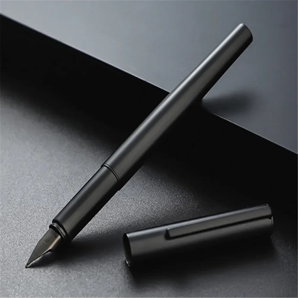 

Jinhao 35 Silver Business Office EF/ F Nib Fountain Pen Student School Stationery Supplies Ink Calligraphy Pen School Supplies