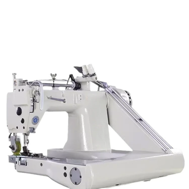 Buried clip machine Double needle raincoat tent wrist bending machine Shirt direct drive buried clip car Industrial sewing