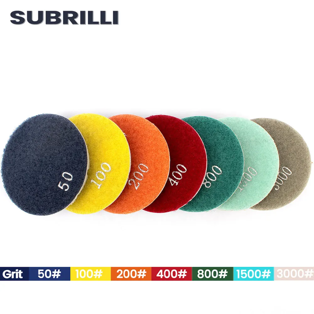 3inch 1piece Diamond Floor Polishing Pads Dry Wet Diamond Grinding Disc For Stone Granite Marble Concrete Renovate Abrasive Tool view 4