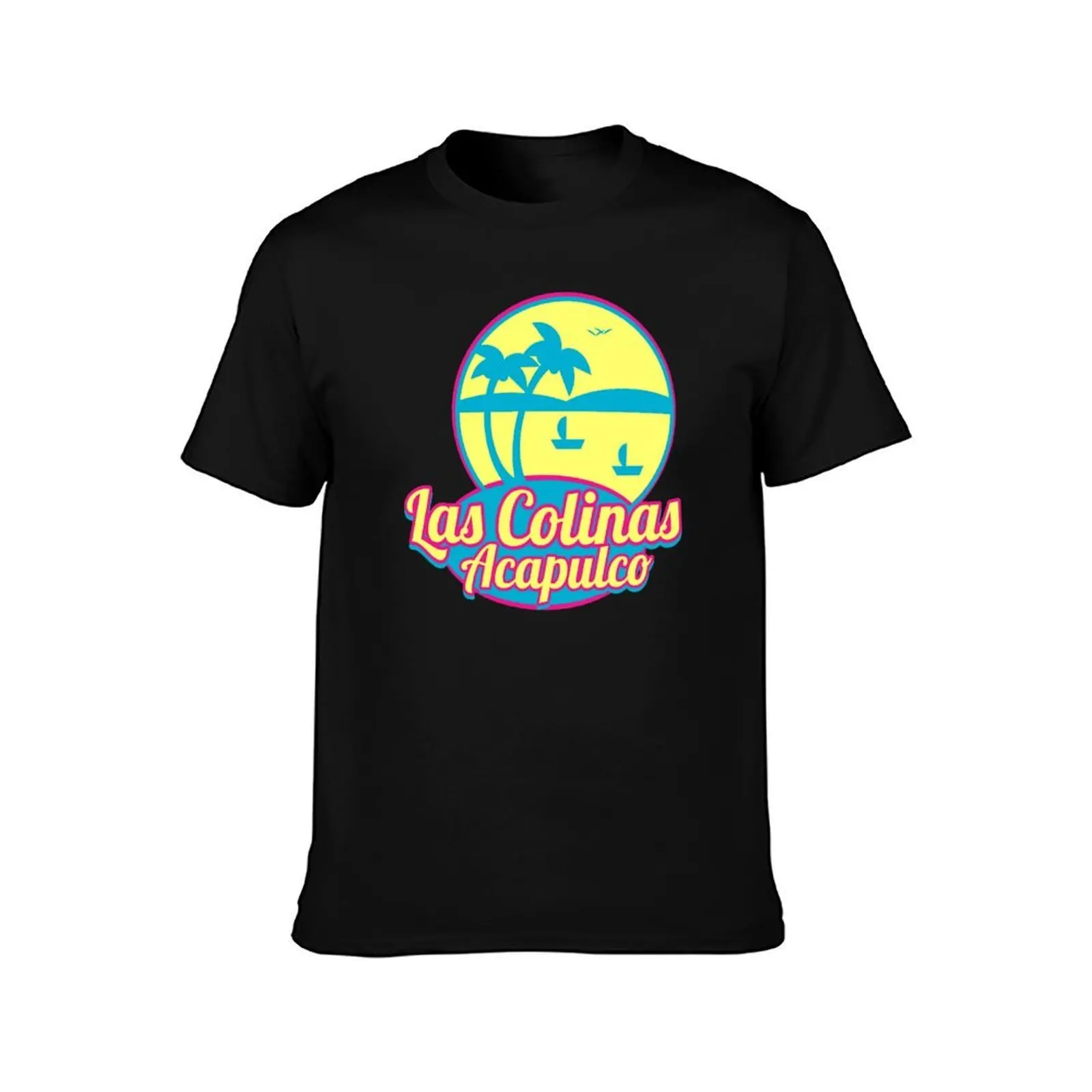 Las Colinas, Acapulco, Mexico, Las.Colinas Hotel, Beach, Bar shirt T-Shirt Basic Daily Outfit Short Sleeve Tee
