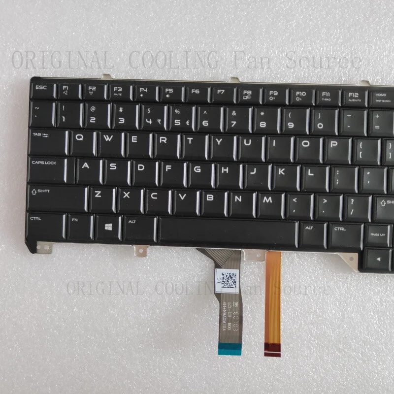 R+  00V352 FOR DELL Alienware 17 R2 R3 Backlit Laptop Keyboard Assembly