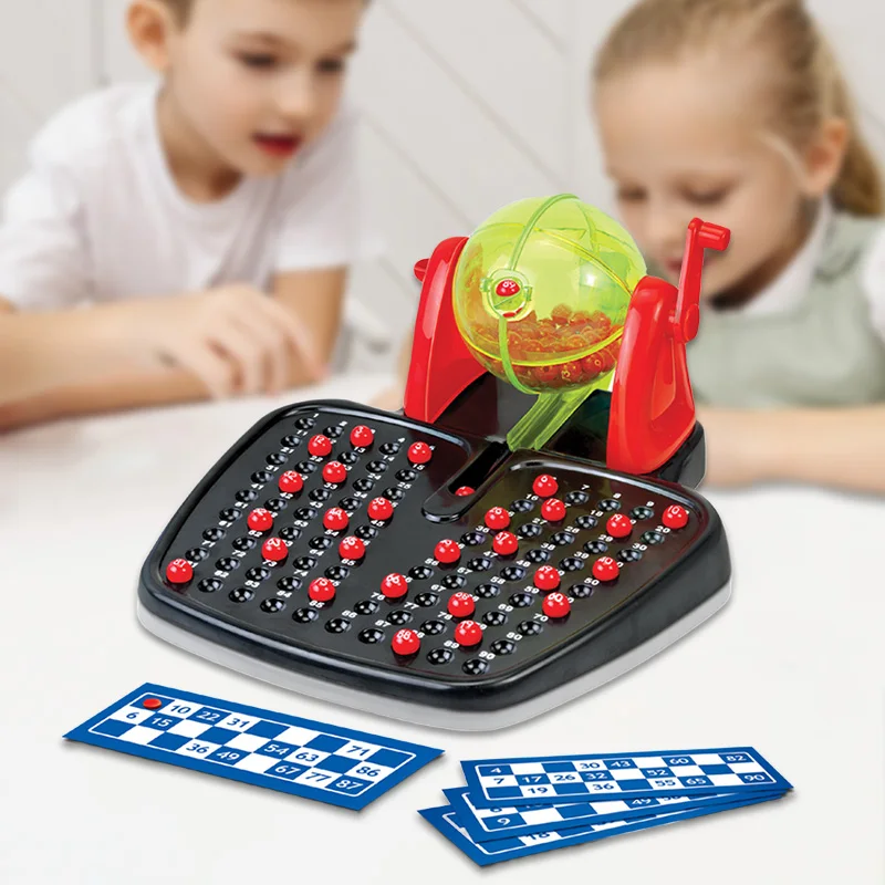 

Вечерние игры, клетка для бинго, набор машин для моделирования лотереи, настольные интерактивные развивающие детские игрушки, подарки с мячом для бинго