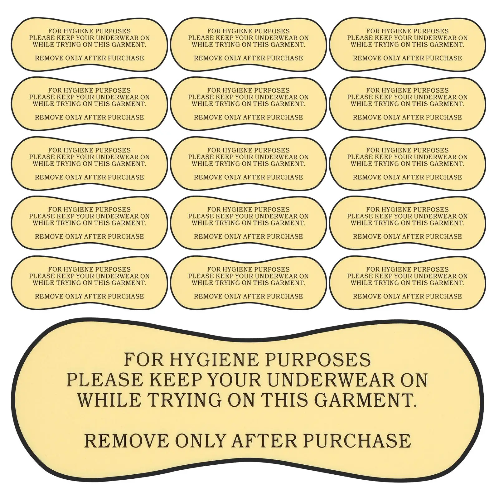 Рисунок 3 - бирки для багажника купальника 5X14 см