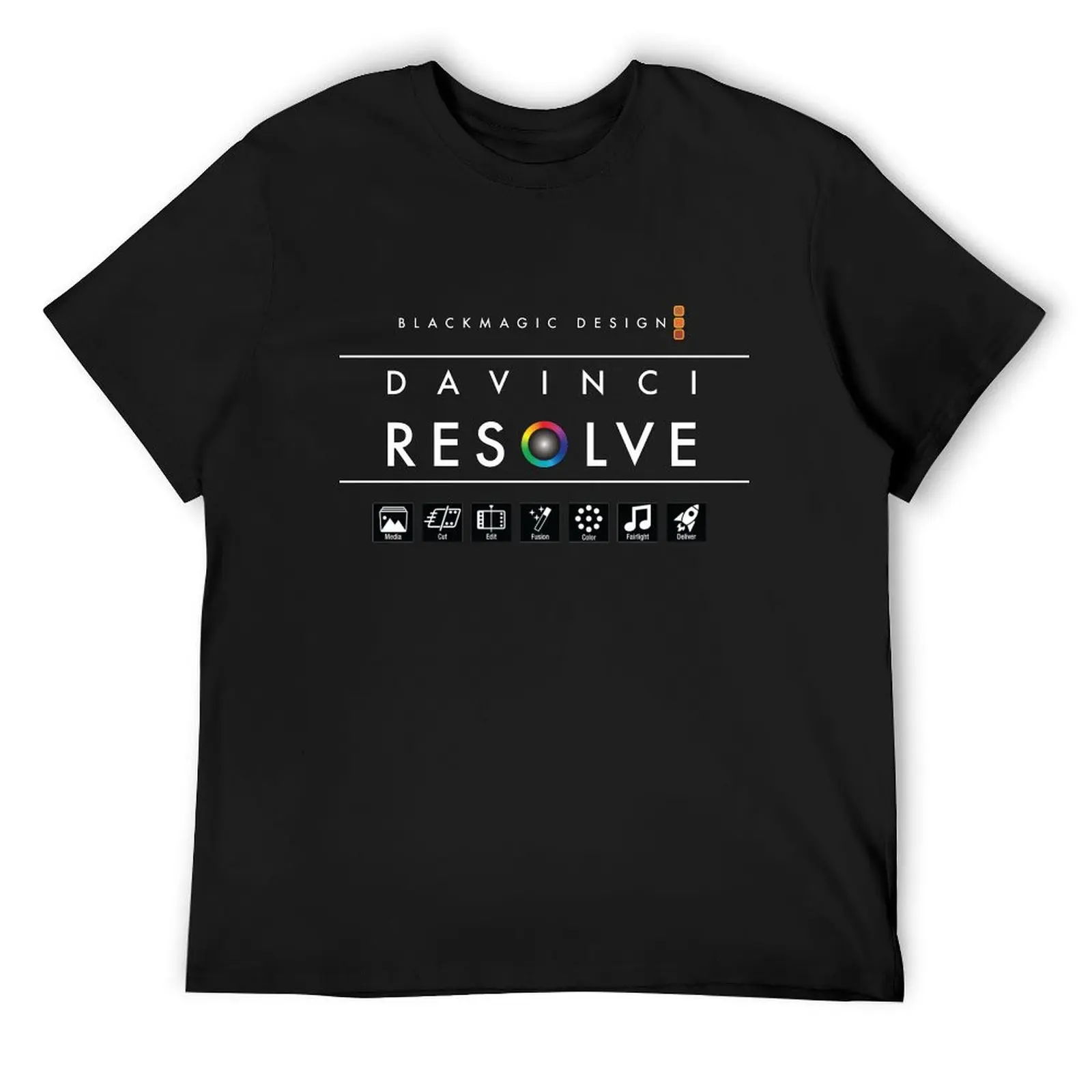 Davinci Resolve T-Shirt funny meme t-shirts new edition Aesthetic clothing fitted t shirts for men