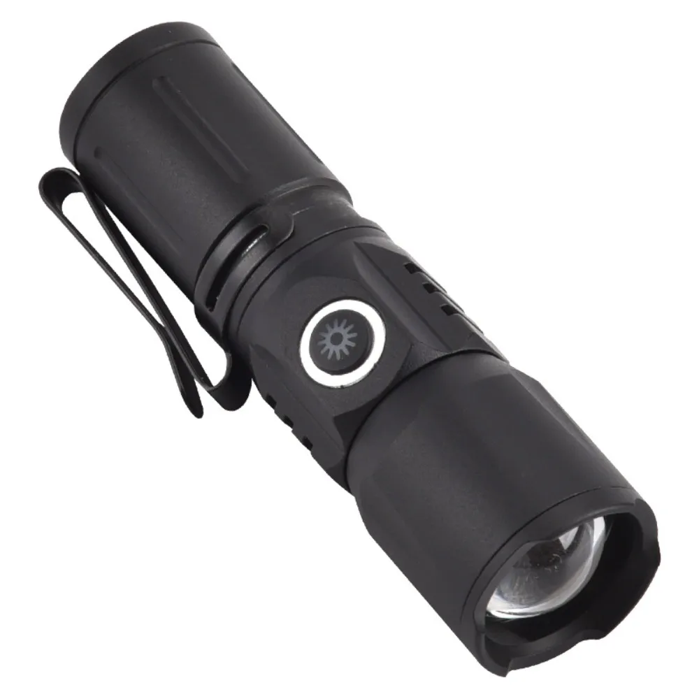 Strong Light Mini Flashlight,Outdoor Multifunctional Rechargeable Portable Torch Bright LED Long-Lasting Battery Water-Resistant
