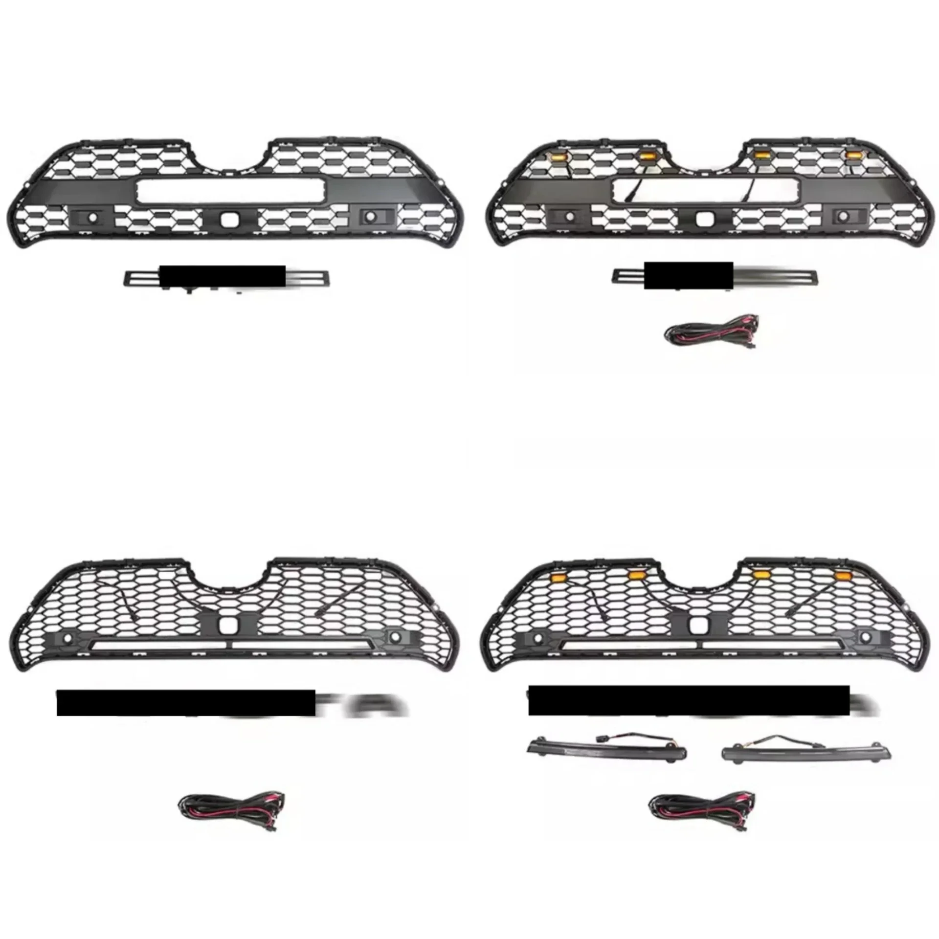 

Новый стиль, решетка для маски с легкой решеткой радиатора в сборе для Toyota RAV4 2019-2023, автоаксессуары