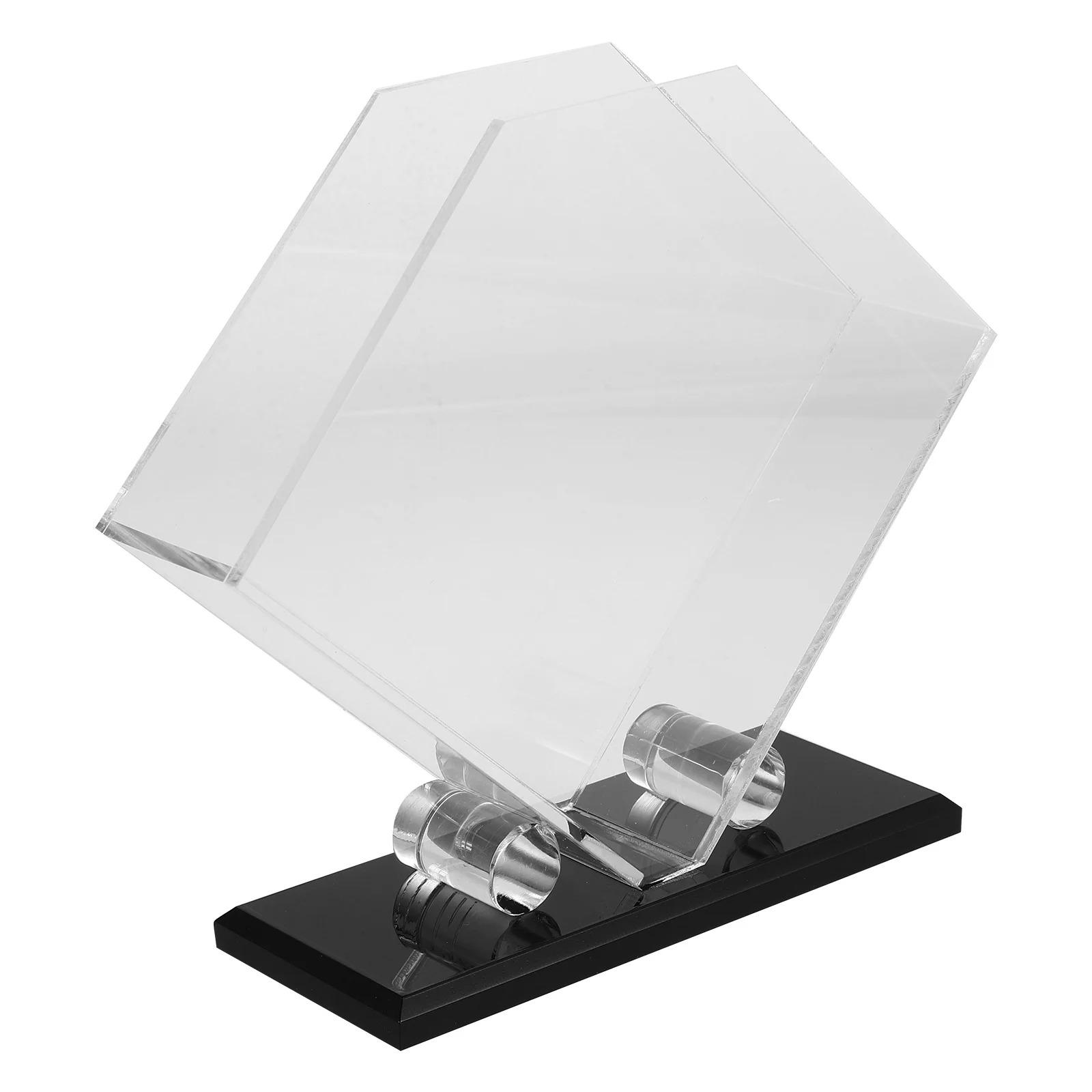 

Long-Lasting Clear Acrylic Napkin Holder Stand Practical and Elegant for Various Occasions Tabletop Organizer 123