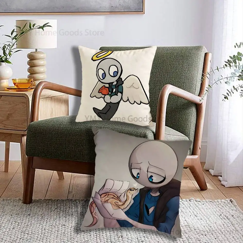 P-Peter Your Boyfriend Cartoon Printing Pillowcase Customized Pillow Cover for Sofa Home Decor