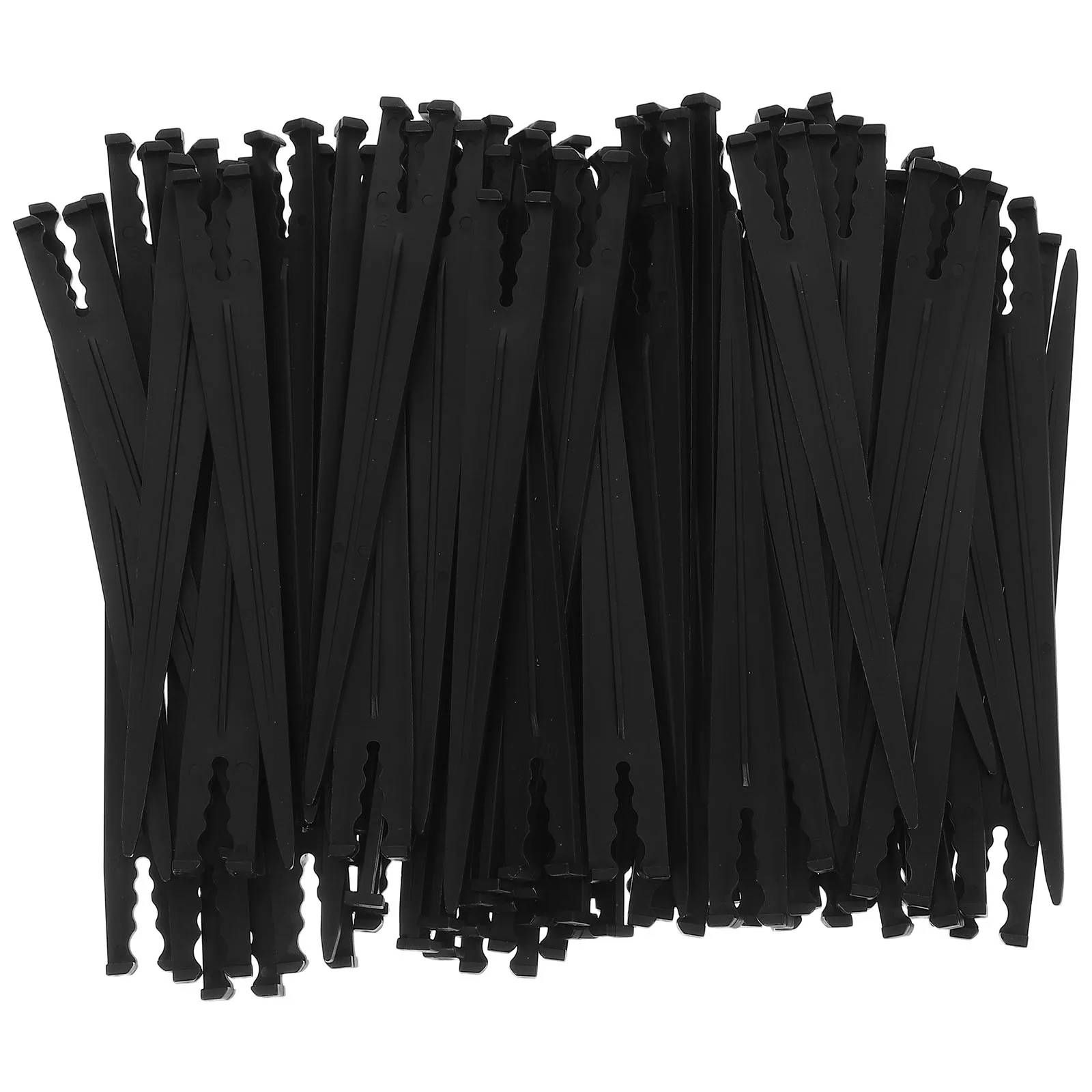 

80 Pcs Drip Irrigation Stakes Garden Tubing Hose Supports Christmas Light Ground Parts Plastic Material Easy Installation Large