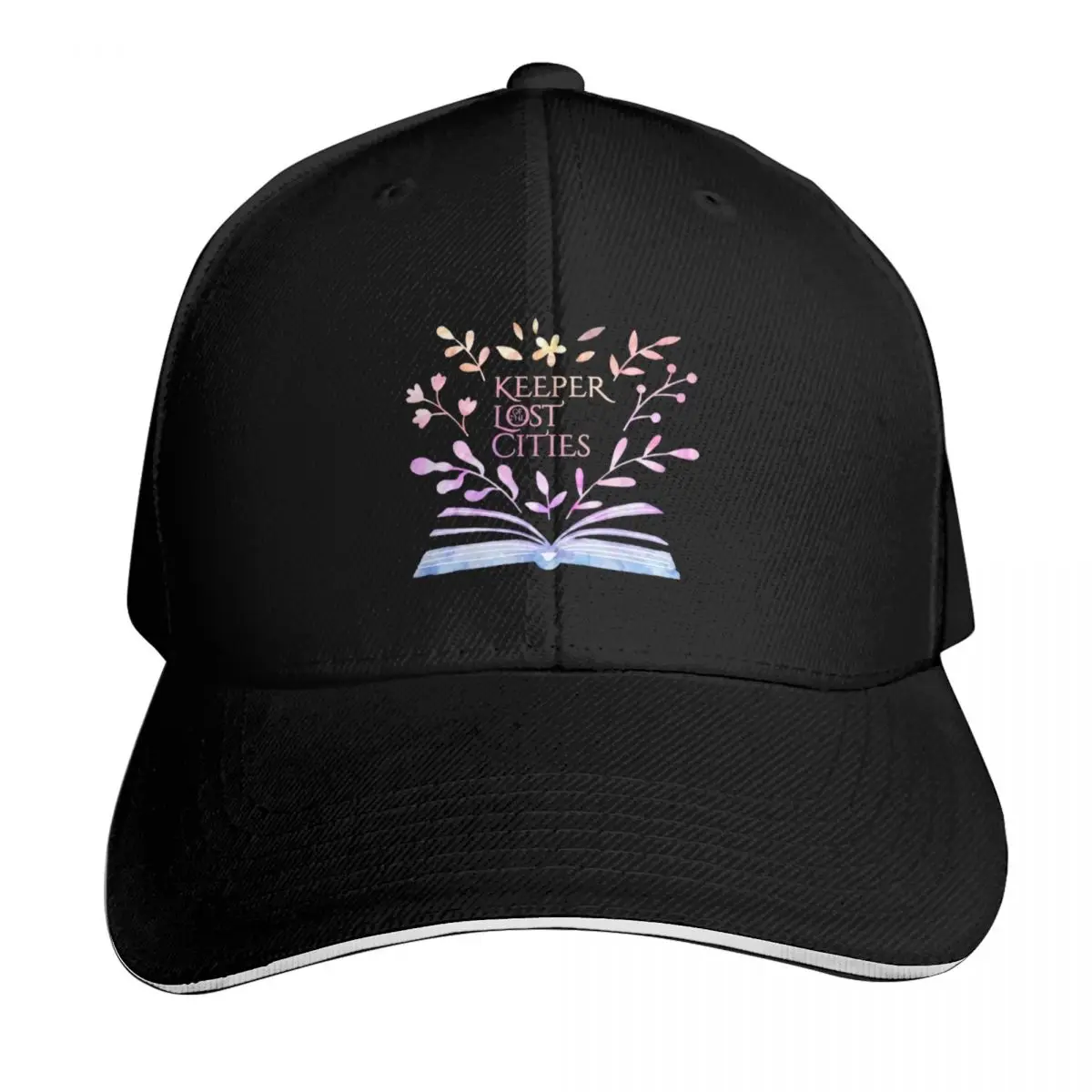 keeper of the lost cities flower Baseball Cap Six Panel Structured Crown Sun Protection UPF 50+ Breathable Mesh Back
