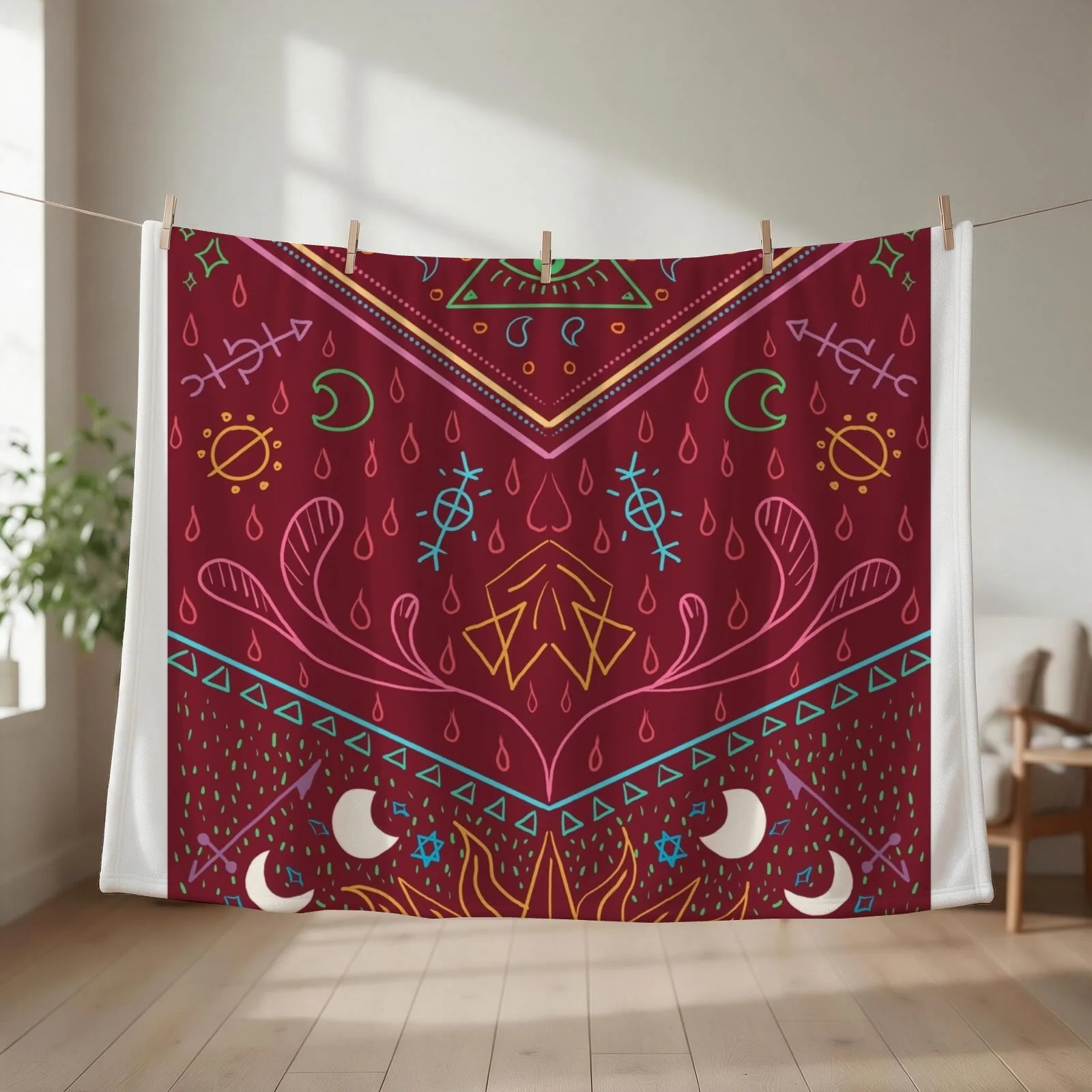 Mollymauk Tealeaf - Long May He Reign Throw Blanket Tourist Plaid Luxury Thicken manga Blankets
