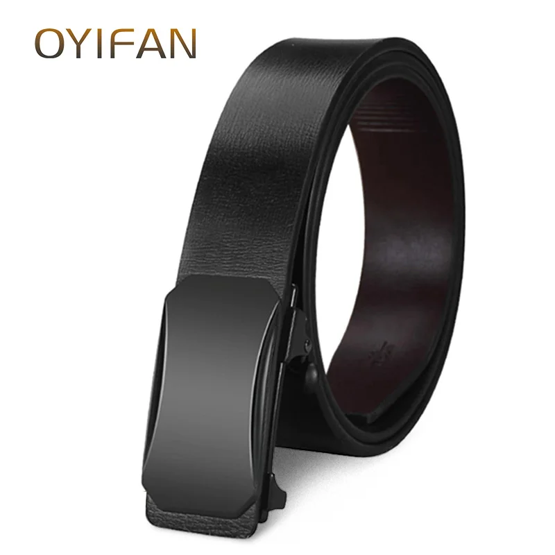 OYIFAN Men's Designer Belt Automatic Belt Convenient and fashionable style can be matched with suit pants and jeans