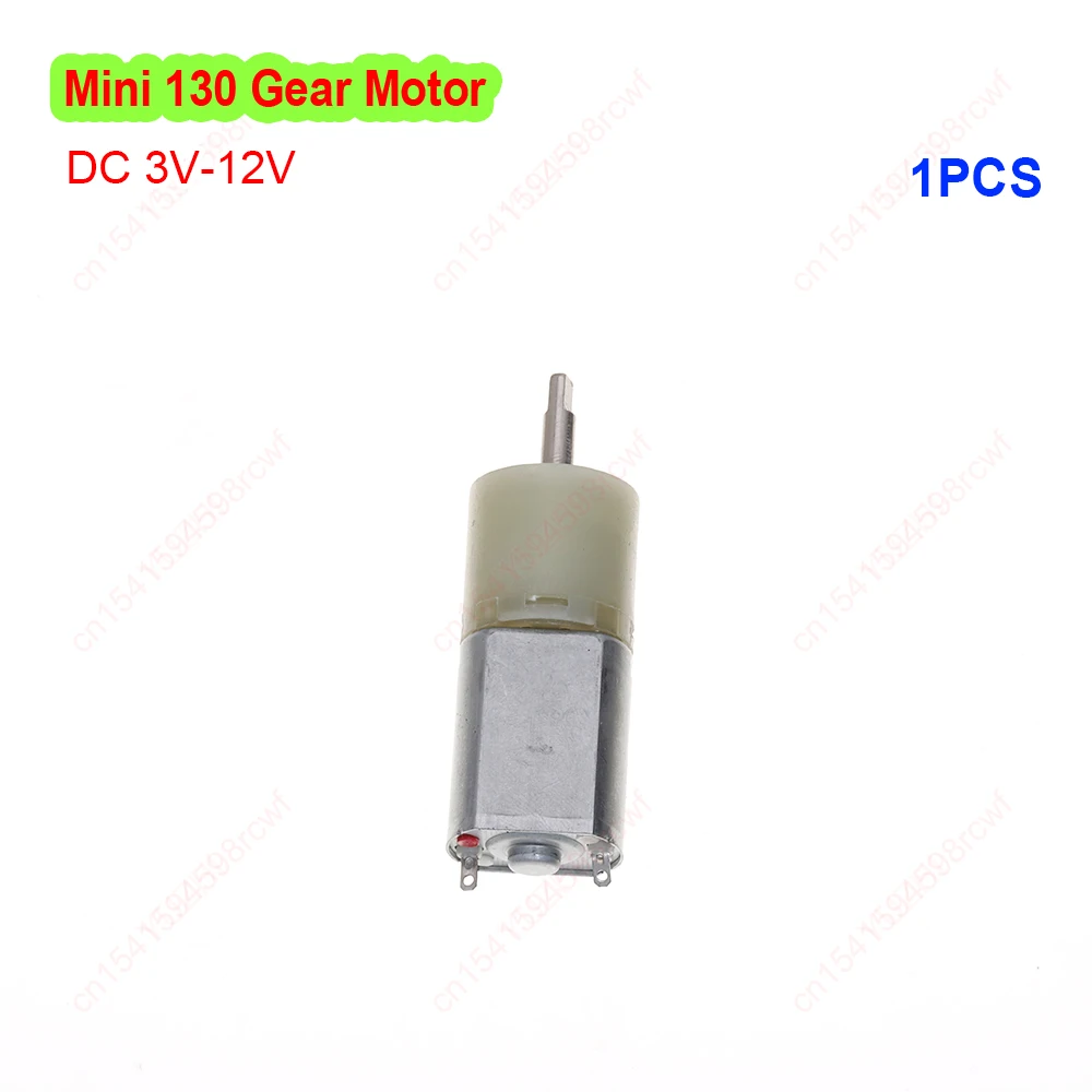 Mini 130 Gear Reducer Motor DC 3V 9V 12V Slow Speed Large Torque 2*4MM Flat Shaft Planetary Gear Motor for Robot Toy