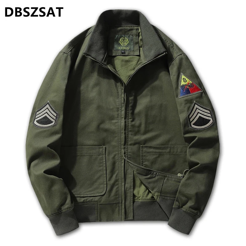 2025 Bomber Jacket Men Spring Autumn Tactical Military Armband Mens Jackets Cargo Baseball Coats Male Chaqueta Hombre Size M-6XL